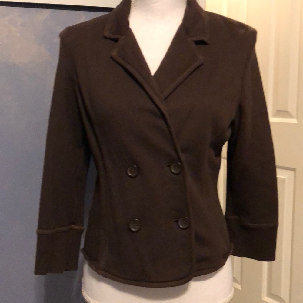 Express EUC double breasted 3/4 sleeve